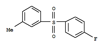 m-[(p-fluorophenyl)sulphonyl]toluene结构式