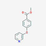Structure of methyl 4-(pyridin-3-yloxy)benzoate