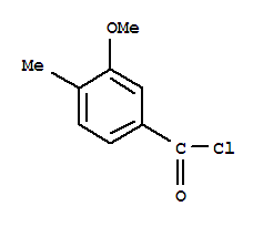 Benzoyl chloride,3-methoxy-4-methyl-结构式
