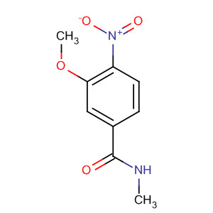 Structure of Benzamide, 3-methoxy-N-methyl-4-nitro-