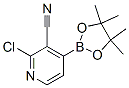 Structure of 2-Chloro-3-cyano-4-(4,4,5,5-tetramethyl-[1,3,2]dioxaborolan-2-yl)pyridine