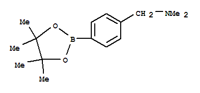 Structure of 4-((N,N-DIMETHYLAMINO)METHYL)PHENYLBORONIC ACID PINACOL ESTER HYDROCHLORIDE
