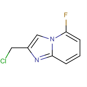 Structure of Imidazo[1,2-a]pyridine, 2-(chloromethyl)-5-fluoro-