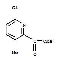 Structure of methyl 6-chloro-3-methylpyridine-2-carboxylate
