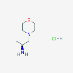 Structure of (S)-1-MORPHOLINOPROPAN-2-AMINE HYDROCHLORIDE