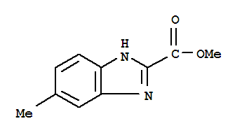 Structure of 6-Methyl-1H-benzoimidazole-2-carboxylic acid methyl ester