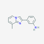 Structure of [3-(8-Methylimidazo[1,2-a]pyridin-2-yl)phenyl]amine