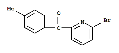 6-BROMO-2-PYRIDYL P-TOLYL KETONE结构式