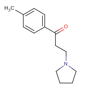 Structure of 1-Propanone, 1-(4-methylphenyl)-3-(1-pyrrolidinyl)-