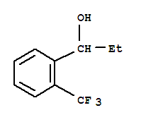 1-[2-(三氟甲基)苯基]丙醇结构式