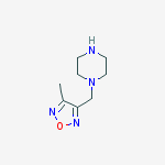 Structure of 1-(4-Methylfurazan-3-ylmethyl)-piperazine