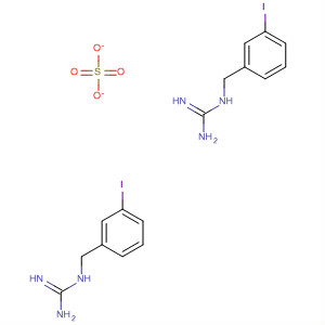 Structure of (3-Iodobenzyl)guanidine hemisulfate