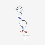 Structure of tert-butyl 4-(benzylamino)azepane-1-carboxylate