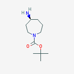 Structure of (S)-tert-butyl 4-aminoazepane-1-carboxylate