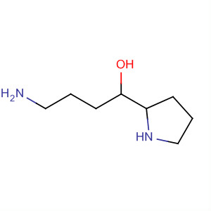 Structure of 2-Pyrrolidinemethanol, 1-(3-aminopropyl)-