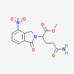 Structure of 4-amino-a-(3-amino-3-oxopropyl)1,3-dihydro-1-oxo-2H-Isoindole-2-aceticacidmethylester