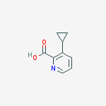3-Cyclopropylpicolinic acid结构式