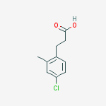 Structure of 3-(4-Chloro-2-methyl-phenyl)-propionic acid