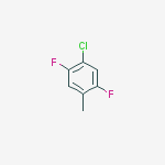1-Chloro-2,5-difluoro-4-methylbenzene结构式
