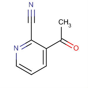 Structure of 2-Pyridinecarbonitrile, 3-acetyl-