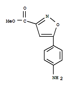 3-PHENYL-ISOXAZOLE-5-CARBOXYLIC ACID METHYL ESTER结构式