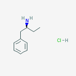 (S)-1-BENZYLPROPYLAMINE HYDROCHLORIDE结构式