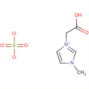 Structure of 1H-Imidazolium, 1-(carboxymethyl)-3-methyl-, sulfate (1:1)