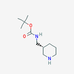 Structure of N-[(3R)-3-PIPERIDINYLMETHYL]-CARBAMIC ACID 1,1-DIMETHYLETHYL ESTER