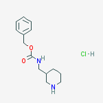 Structure of S-3-N-CBZ-AMINOMETHYL PIPERIDINE-HCL