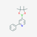 2-PHENYL-4-PYRIDINE BORONIC ACID PINACOL BORATE结构式