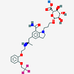 Silodosin ?-D-Glucuronide Sodium Salt结构式