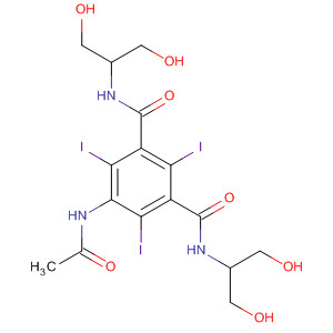 1,3-Benzenedicarboxamide,5-(acetylamino)-N,N'-bis[2-hydroxy-1-(hydroxymethyl)ethyl]-2,4,6-triiodo-结构式