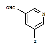 5-IODO-PYRIDINE-3-CARBALDEHYDE结构式