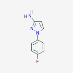 Structure of 1-(4-FLUORO-PHENYL)-1H-PYRAZOL-3-AMINE