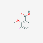 3-Iodo-2-methoxybenzoic acid结构式