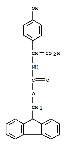 Structure of Fmoc-DL-4-Hydroxyphenylglycine