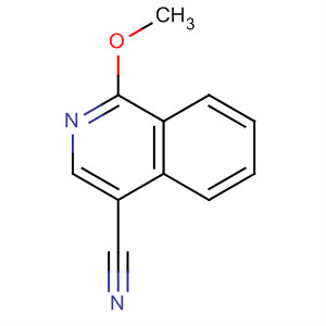 Structure of 4-Isoquinolinecarbonitrile, 1-methoxy-