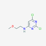 Structure of 2,6-dichloro-N-(2-methoxyethyl)pyrimidin-4-amine