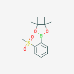 Structure of 4,4,5,5-Tetramethyl-2-(2-(methylsulfonyl)phenyl)-1,3,2-dioxaborolane