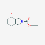 Structure of tert-Butyl 4-oxohexahydro-1H-isoindole-2(3H)-carboxylate