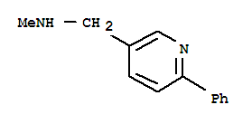 N-Methyl(6-phenylpyrid-3-yl)methylamine结构式