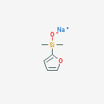 Structure of DIMETHYL-2-FURYLSILANOL SODIUM SALT