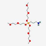 Structure of 9,9-bis[2-(2-methoxyethoxy)ethoxy]-2,5,8-trioxa-9-siladodecan-12-amine