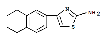 Structure of 4-(5,6,7,8-TETRAHYDRO-NAPHTHALEN-2-YL)-THIAZOL-2-YLAMINE