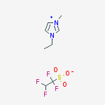 Structure of 1-ETHYL-3-METHYLIMIDAZOLIUM 1,1,2,2-TETRAFLUOROETHANESULFONATE