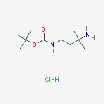 Structure of 1-N-Boc-3-methylbutane-1,3-diamine