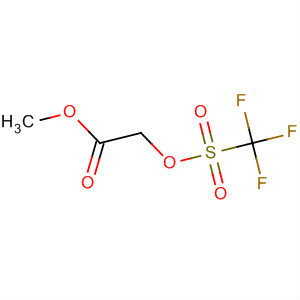 Acetic acid, 2-[[(trifluoroMethyl)sulfonyl]oxy]-, Methyl ester结构式