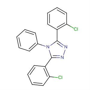 Structure of 4H-1,2,4-Triazole, 3,5-bis(2-chlorophenyl)-4-phenyl-