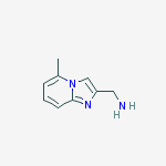 [(5-Methylimidazo[1,2-a]pyridin-2-yl)methyl]amine结构式