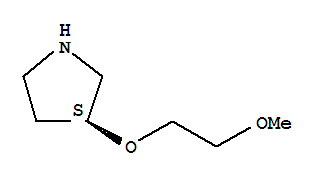 Structure of (S)-3-(2-METHOXYETHOXY)PYRROLIDINE